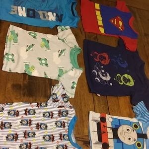 Bundle of 6 total boy shirts Size 2T